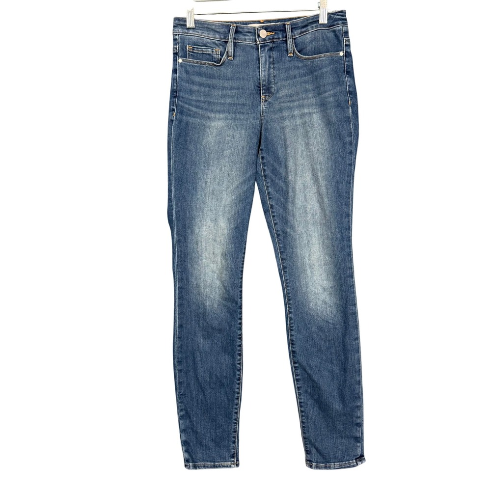 Athleta Jeans Women 6T Tall Blue Sculptek Skinny Slimming Stretch Performance